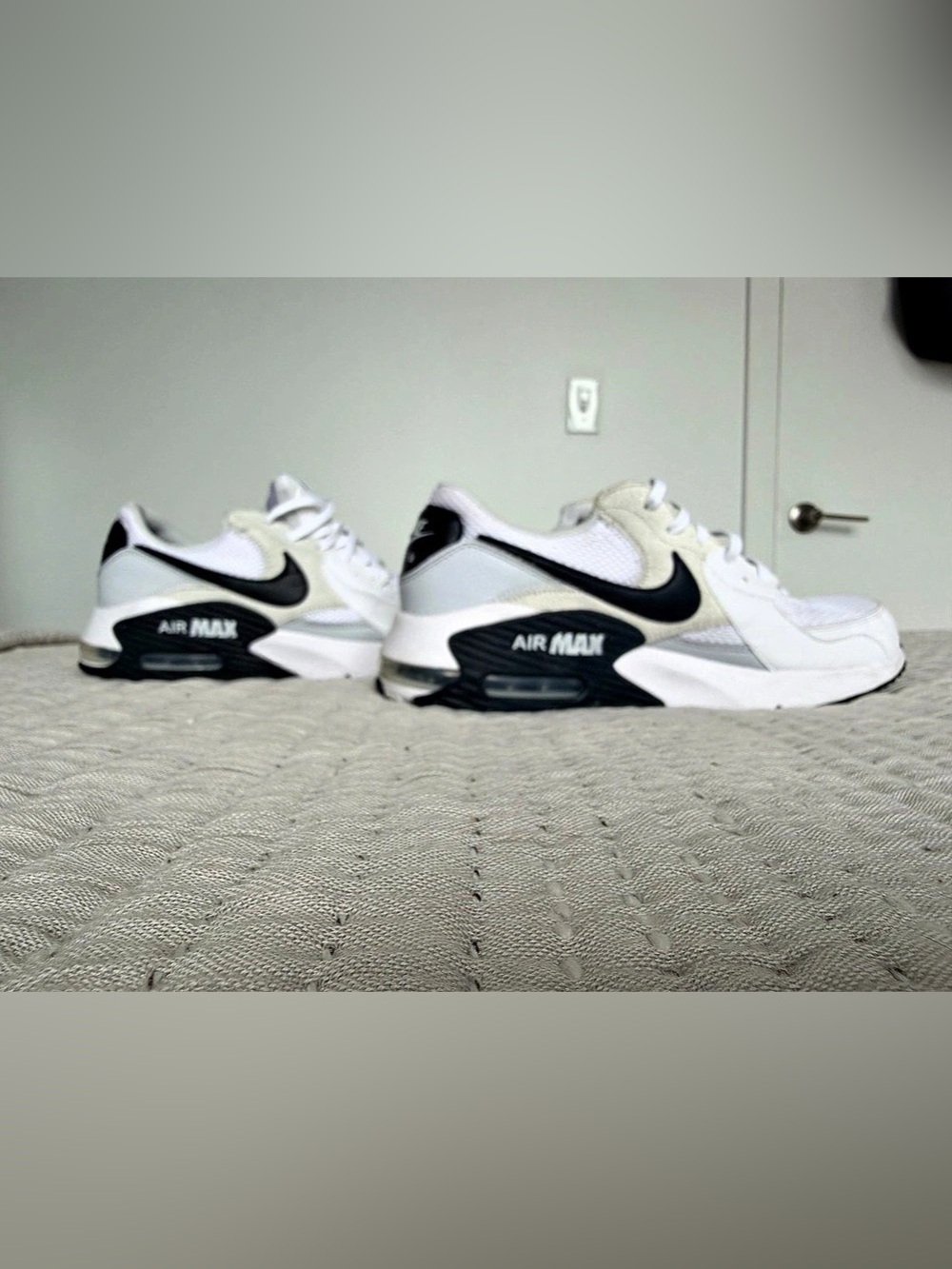 Nike Air Max Sneakers White & Black US 10